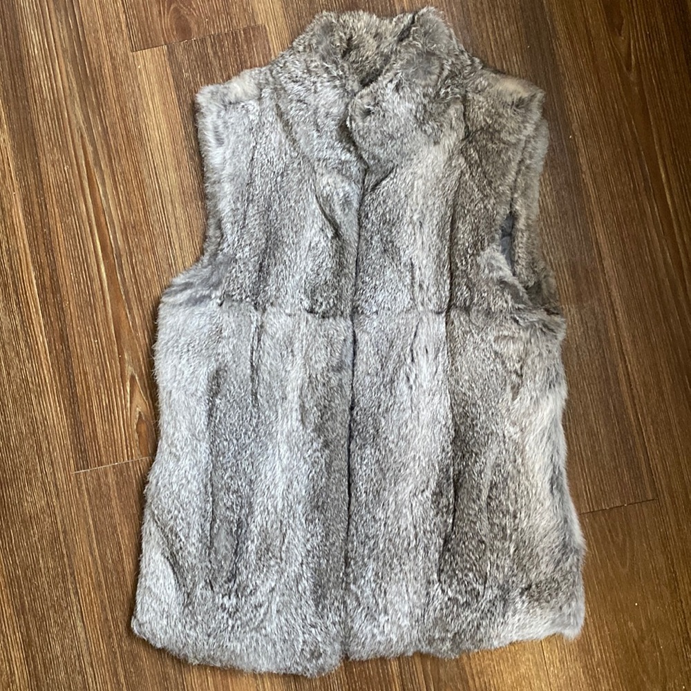 RARE genuine rabbit fur Michael Kors vest